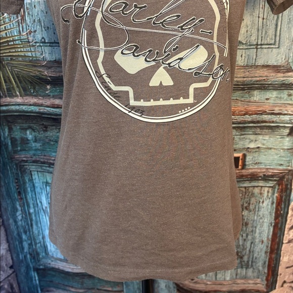 Harley Davidson skull tshirt, size small, excellent condition - Picture 5 of 10
